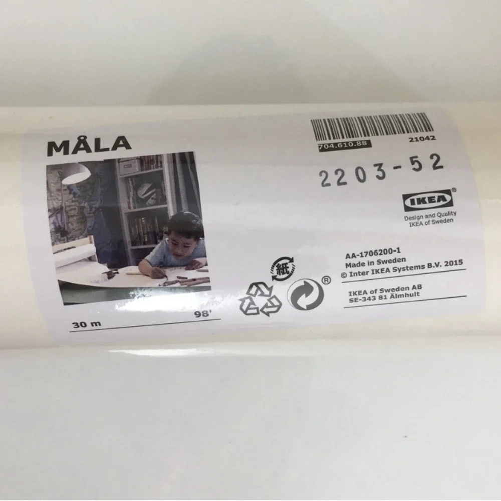 KEA MALA Paper Roll Drawing Wrapping Shipping Paper NEW NWT